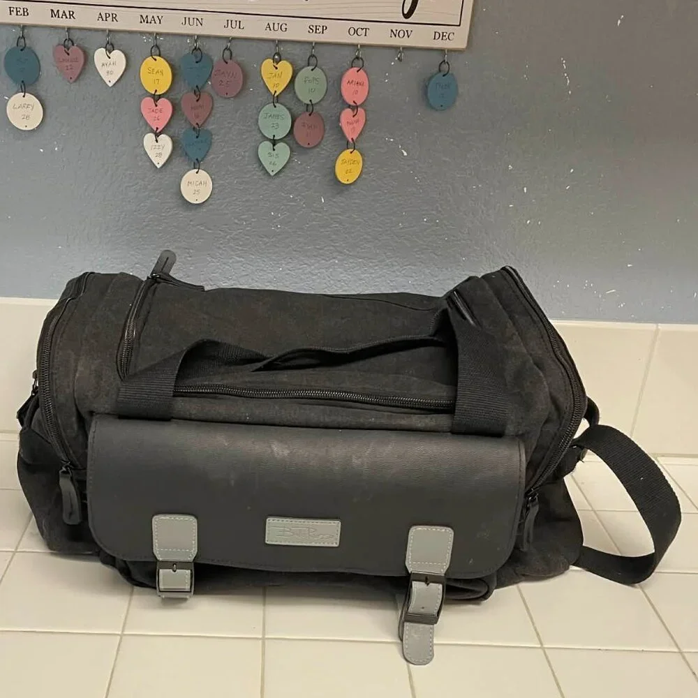 Bella Russo canvas travel bag